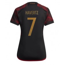 Tyskland Kai Havertz #7 Bortatröja Dam VM 2022 Korta ärmar